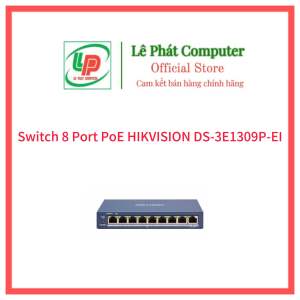 Switch 8 Port HIKVISION DS-3E1309P-EI (8Port 10/100Mbps PoE + 1P Uplink 10/100/1000Mbps) - Chính Hãng - Đã có VAT