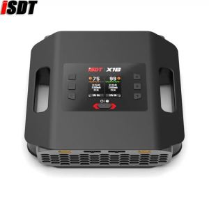 Bộ Sạc Kênh Đôi ISDT X16 2x1100W 2x20A Cho Pin LiPo 2-16S Tương Thích Với Máy Bay Không Người Lái RC Ô Tô Thuyền - Bộ Sạc Kim Loại