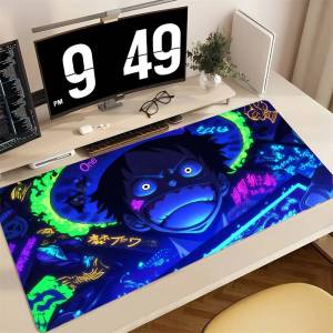 Bandai | One Piece Brook Soul King Anime Gaming Mouse Pad Large Rubber Keyboard Desk Mat With 2MM Stitched Edge Design