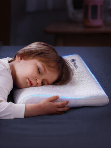 Washable Antibacterial Mite-Resistant Silicone Pillow for 3+ Years Old Child
