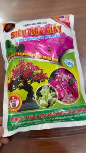 Phân Bón Hữu Cơ SIÊU HOA GIẤY chuyên dành cho hoa giấy