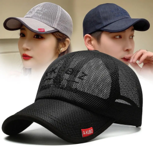 Quick Dry Breathable ตาข่าย Anti UV ตกปลา Sunhat ฤดูร้อนครีมกันแดดสุทธิเบสบอลหมวกกีฬาหมวกบังแดด Trucker Visors