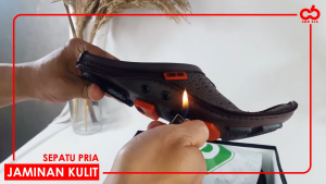 CBR Six HMC 534 - BUSTONG CASUAL PRIA | Sepatu Sandal Kulit Warna Coklat