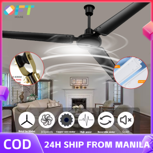 56 inch Ceiling Fan with 3 Metal Blades High Power Electric Fan 3 Speed ​​Adjustment for Office Living Room Bedroom Ceiling Fan