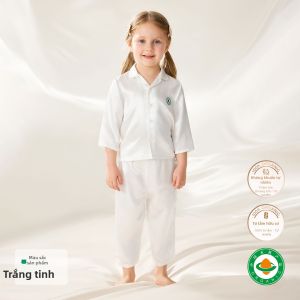 Ou Yun | Đồ Ngủ Trẻ Em Lụa Sơ Mi Hè Nhẹ Dễ Thoáng