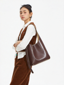 Large Vintage Commuter Shoulder Tote Bag