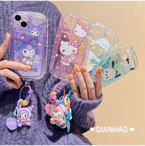 Cute 3D Doll Pendants Cartoon Hello Kitty Dog Candy Color Soap Phone Case HP Shockproof Back Cover For Samsung Galaxy A02S A03S A04E A04S M10 A10S A11 M11 A12 A13 A14 A20 A30 A20S A21S A22 A23 A32 A34 A50S A30S A51 A52 A54 A71 A72