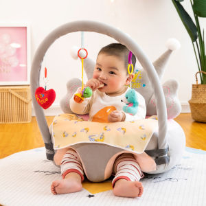 Cartoon Baby Learning to Sit on Sofa 6 Months Old Toddler Training Seat Child Anti-Fall Backrest Support Lumbar Protection Stool