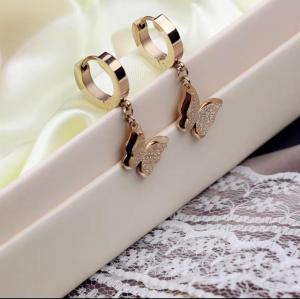 Big Sale ~ Anting Klip Wanita Kupu - Kupu Titanium Original Korean Style / Anting Terlari Dan Murah