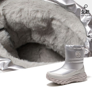 Camel Womens Snow Boots Winter Thickened Outdoor Short Boot Warm Fleece Lined Cold-resistant Mid-Calf Casual Style Booties