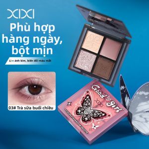 XIXI | Bảng Mắt Bốn Màu Lì Ít Bóng Pure Desire