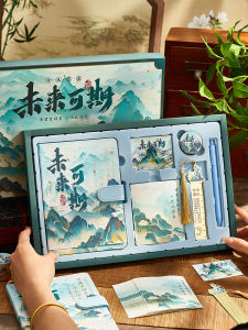 Beijing Palace Museum Creative Cultural Gift Notebook Set Student Birthday Stationery Kit High Aesthetic Value Journal Notebook