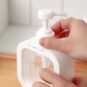 GTB BOTOL SABUN PUMP DESIGN MINIMALIS 300 ML 500 ML WADAH SABUN CAIR SHAMPOO PLASTIK R1210