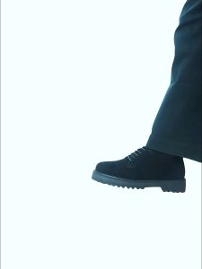 Moofeat Jensen - Sepatu Kulit Suede Pria Casual Boots Formal Black