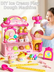 WANJUTEGONGDUI | Non-toxic Ice Cream & Snow Cone Play Dough Set