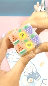 Penghapus Pensil Karakter Motif Kartun Eraser Pencil Warna Warni Lucu/ Penghapus Anak Murah SD