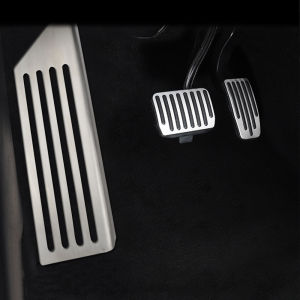 Car Pedals for Tesla Model 3 Model3 2017 2018 2019 2020 2021 LHD Dead Pedal Foot Rest Pedal Protective Cover Accessories