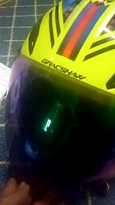 (VISOR) GRACSHAW G666 Graflex Edge Helmet Visor V666 Halg Cut Helmet Visor For Zoopa Cruzer Aire Series