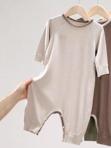 Adorable Newborn Baby Boy Romper Full Moon Baby Autumn Clothes 100 Days Old Toddler Childrens Clothes Long Sleeve Rabbit Fur