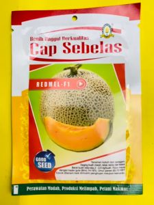 Benih Melon REDMEL-F1 isi 10gram produk dari CAP SEBELAS MANTAB