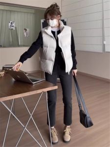 SHIMO | Insulated Warm Small Size Vest White