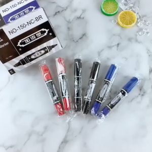 ปากกามาร์คเกอร์ ⭐️2หัว ปากกาเคมี เมจิ ไวค์บอร์ด Marker 3สี📌