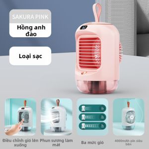 Quạt Làm Lạnh NOCCLILI RD22-1 USB Dòng Mát Mẻ Di Động Nhỏ Cho Văn Phòng Quạt Làm Mát Không Khí Bằng Nước 3 Tốc Độ