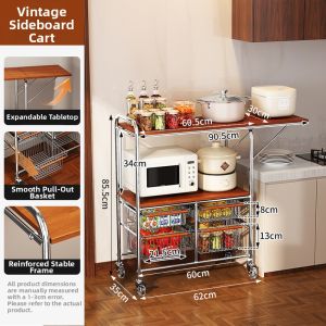 Retro Home Mobile Multi-level Organizer