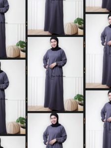 RAP COLLECTION ABAYA gamis busuy basic turki ada saku S M L XL XXL