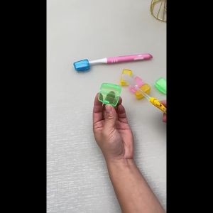 5pcs Portable Toothbrush Head Protective Cover Dustproof Head Cover Toothbrush Head Protective Case For Travel Hiking Camping