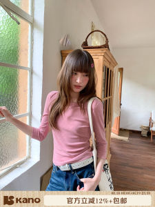 Striped Boat Neck Midi Sleeve T-Shirt