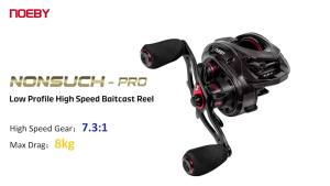 Noeby | Noeby-Baitcasting Reel8kg Max Drag7.3:1 Gear RatioMagnetic Braking System11 + 1BBLow ProfileStrong Saltwater Fishing Coil