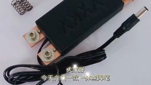 Ziqqucu  18650 DIY Máy hàn điểm Bút hàn điểm cầm tay tích hợp mới Xử lý kích hoạt tự động Công tắc tích hợp cho máy hàn pin 18650 Đầu nối DC Phụ kiện miễn phí