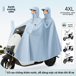 QUANYAN | Áo Mưa Đôi Cho Xe Máy Dùng Trong Mưa Lớn