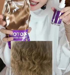 Keratin Hair Care Set Ready Stock | Botox Hair Mask 350g Repair Frizzy Damaged Hair 角蛋白护发套装 修复毛躁受损发质