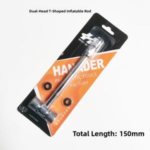 Car Tire Inflator Valve Truck Three-Wheel Motorcycle Bicycle Single-Track Air Pressure Gauge Inflating Tool Quick Manual Pump