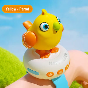 Electric Talking Bird Watch Sound Controlled Induction Record Pet Children Repeater Watch Educational Electronic Animal for Kids