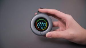 MOES | MOES Mini 3-in-1 Portable Carbon Monoxide Detector Travel Temp/Humi/CO Meter With Magnetic Suction 120 Hour Standby Chargeable