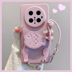 Morandi Light Purple Redmi K90P Max Phone Case K80 Leather Texture Turbo 4 Stand K70E New Note15 Fish 14 Handheld Rope K60 Liquid K50 Silicone 13 Advanced 12