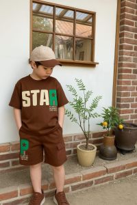 Setelan Baju Anak Kekinian Baju Oversize Anak Laki-Laki Usia 6 Tahun -14 Tahun Set Yuga Kids Fashion Baju Anak Korea Set Baju Anak Keren za