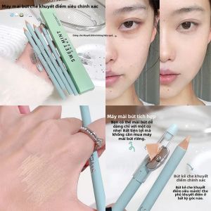 Bút Che Khuyết Điểm Hai Lớp Dạng Gỗ Giúp Làm Sáng Rãnh Nước Mắt & Che Khuyết Điểm Sẹo Mụn Kem Trang Điểm Chống Thấm Nước Với Kết Cấu Mịn Màng