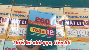 Sách - 250+ Công thức giải nhanh môn Toán 12 Vietjack theo chương trình mới cho 2k8
