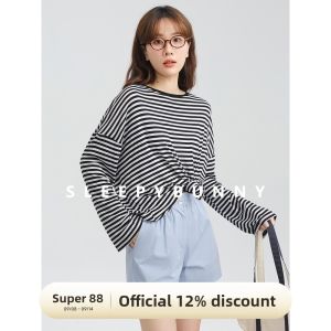 Blue Loose Womens Shorts Summer 2025 Casual Simple Versatile Small Size Thin Elastic Split Wide Leg Pants