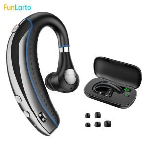 Bluetooth Headset Bluetooth Earpiece with Noise Canceling Microphone V5.3 Wireless Headset with Charging Case Mute Button
