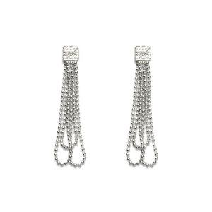 L.Bardeen Original จีน Retro สาน 925 เงินยาวต่างหูหรูหรา High-end EAR Studs สําหรับผู้หญิง