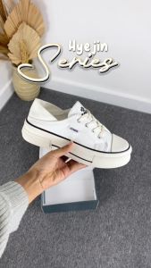 Kingbest "FREE BOX" (SIZE 37 - 41) Sepatu Wanita Sneakers Fashio KANVAS Import Premium Quality 9204