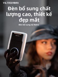 VILTROX | Đèn Chụp Hình Mini Đa Màu RGB Ánh Sáng Mềm