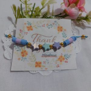 Hijabnur1 - Gelang  Wanita Tali Serut  - Gelang  Korea