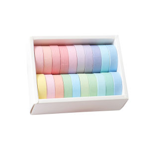 Rainbow Washi Tape Set 20 RollsColorful Decorative Masking Tape for Journaling ScrapbookDIY CraftsGift Wrapping