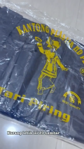 Kantong Plastik/Kantong Kresek Los Hitam - Kantong Kresek Hitam - PLASTIK KRESEK HD JUMBO HITAM UKURAN 50X75 - TEMPAT PENYIMPANAN SERBAGUNA
